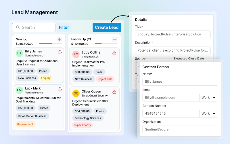 Lead Management sistem